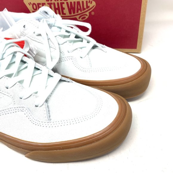 🍃March Sale🍃 VANS Roman Pro Pearl Gum Suede Canvas Women’s Size 9 VN0A4TZCW8S - Picture 6 of 14